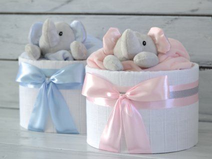 Mini plenkový dort se slonem usínáčkem